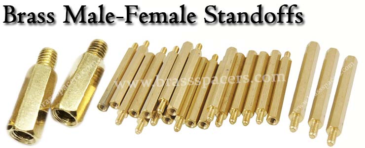 Brass Male-Female Standoffs