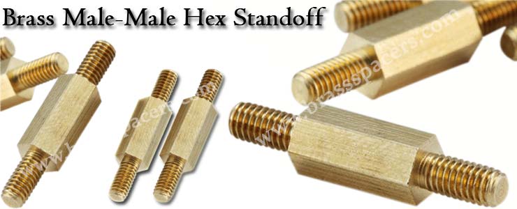 Brass Male-Male Hex Standoff
