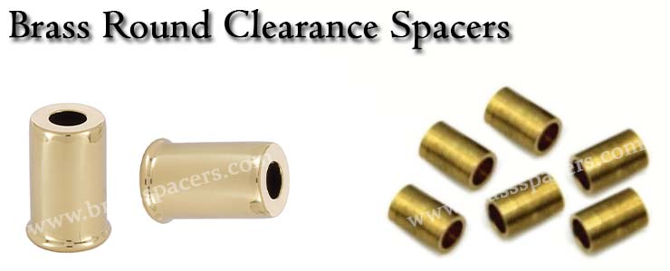 Brass Round Clearance Spacer