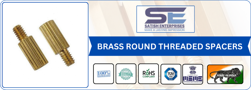 Brass Round Threaded Spacers