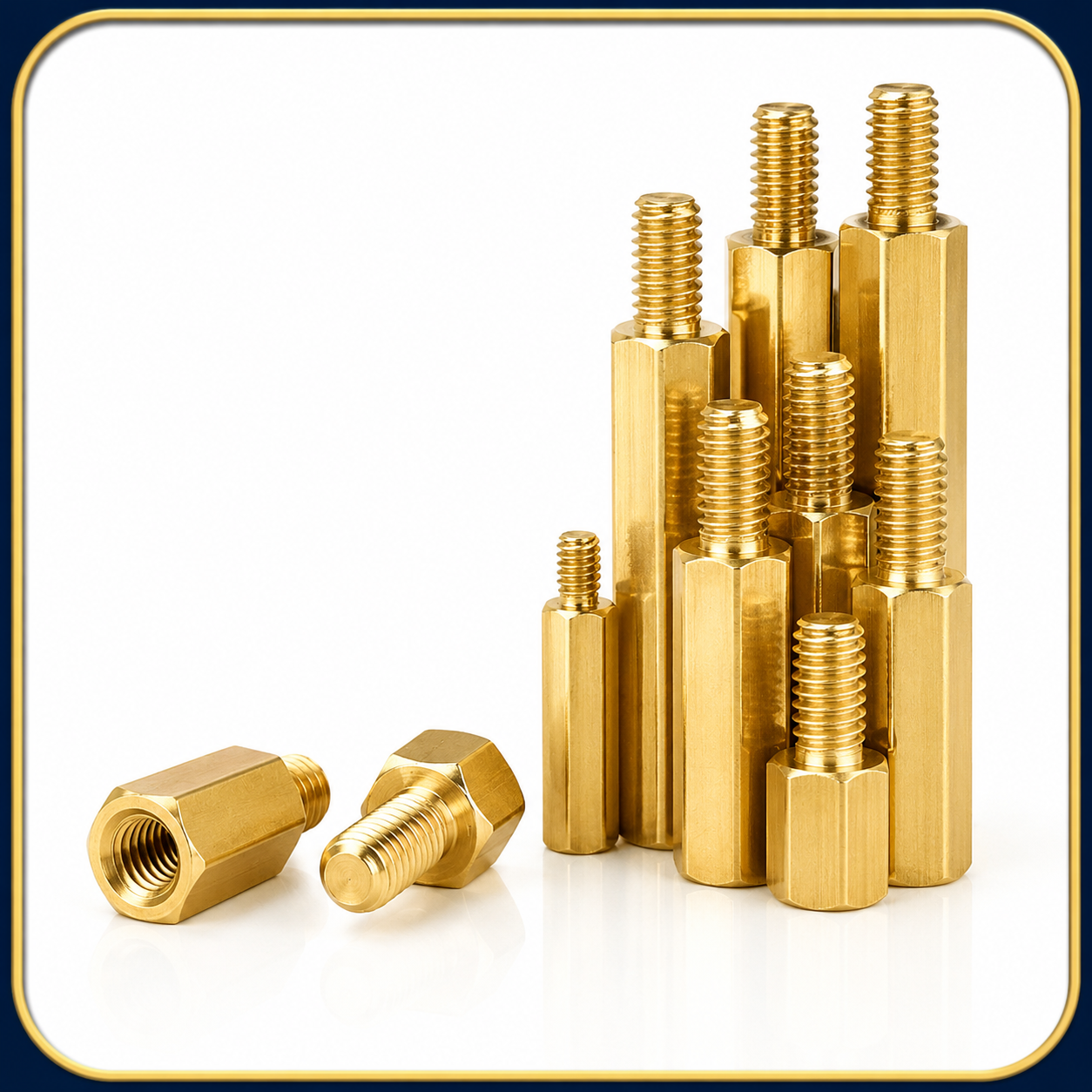 Brass Hex Clearance Spacers