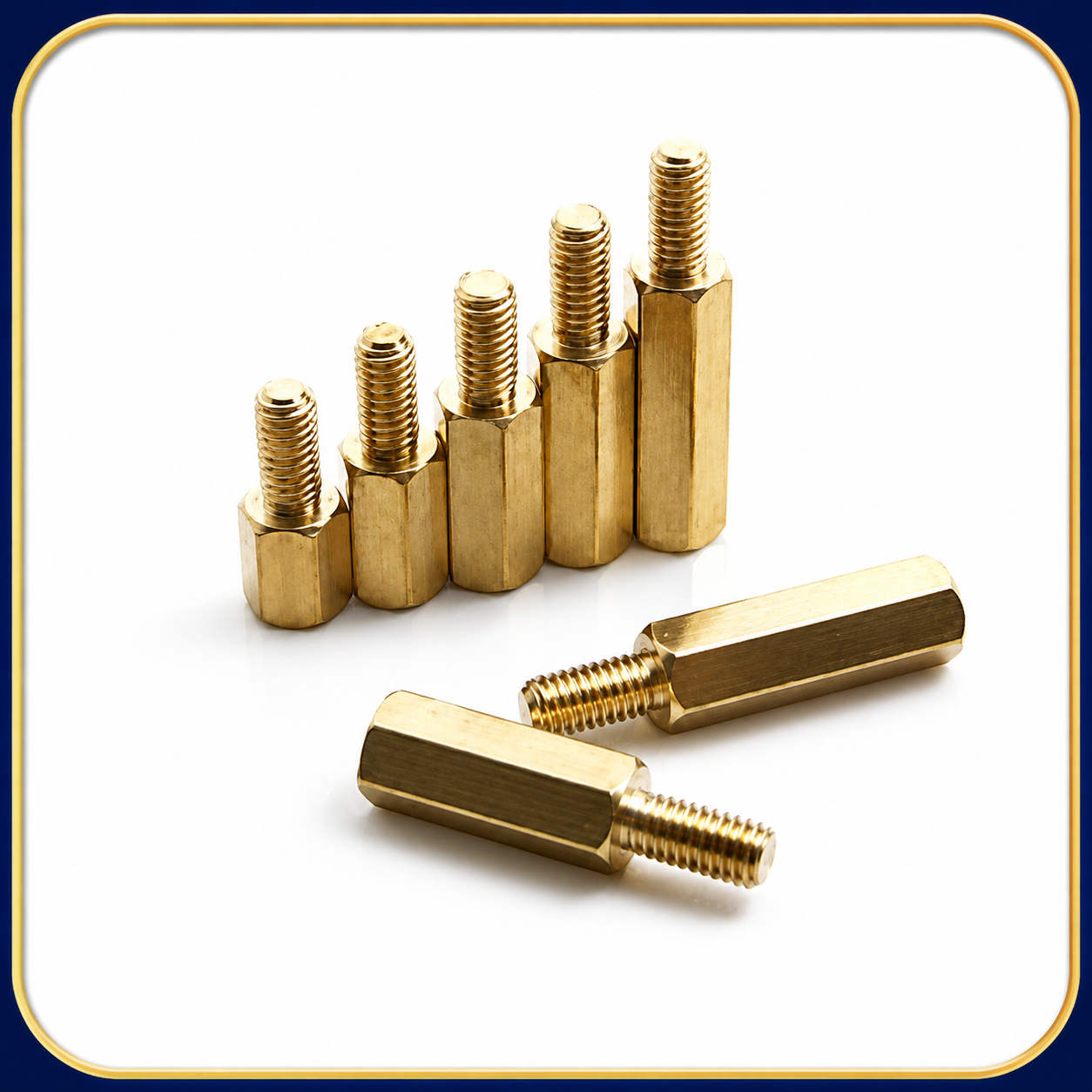 Brass Male-Female Standoffs