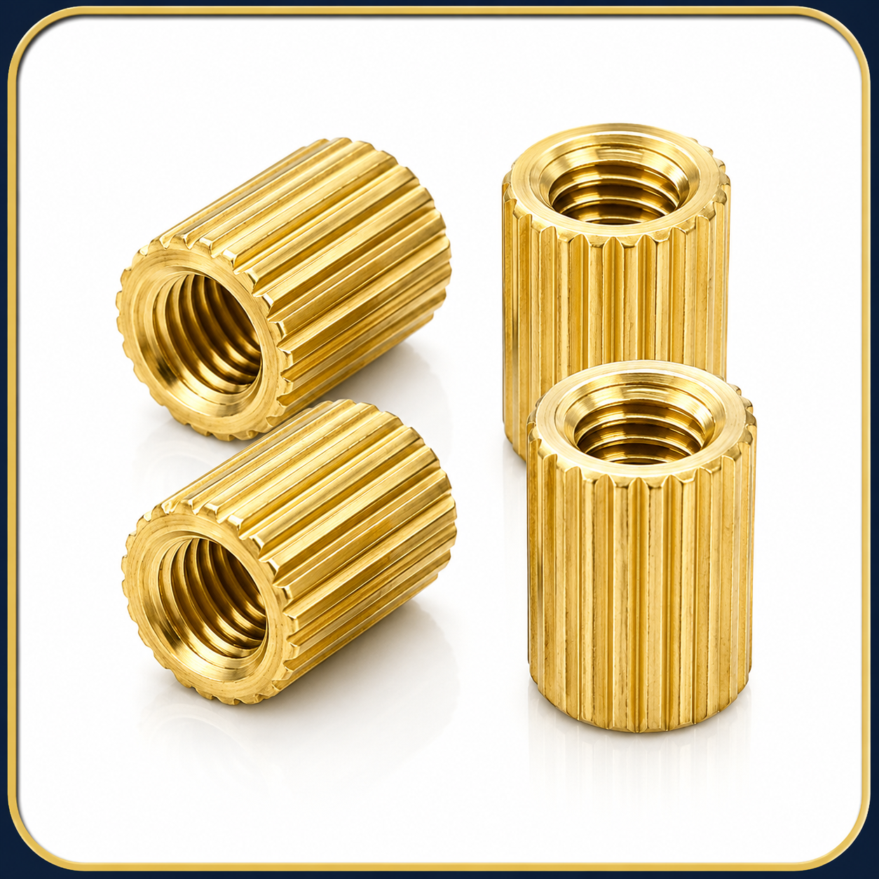 Brass Round Threaded Spacers