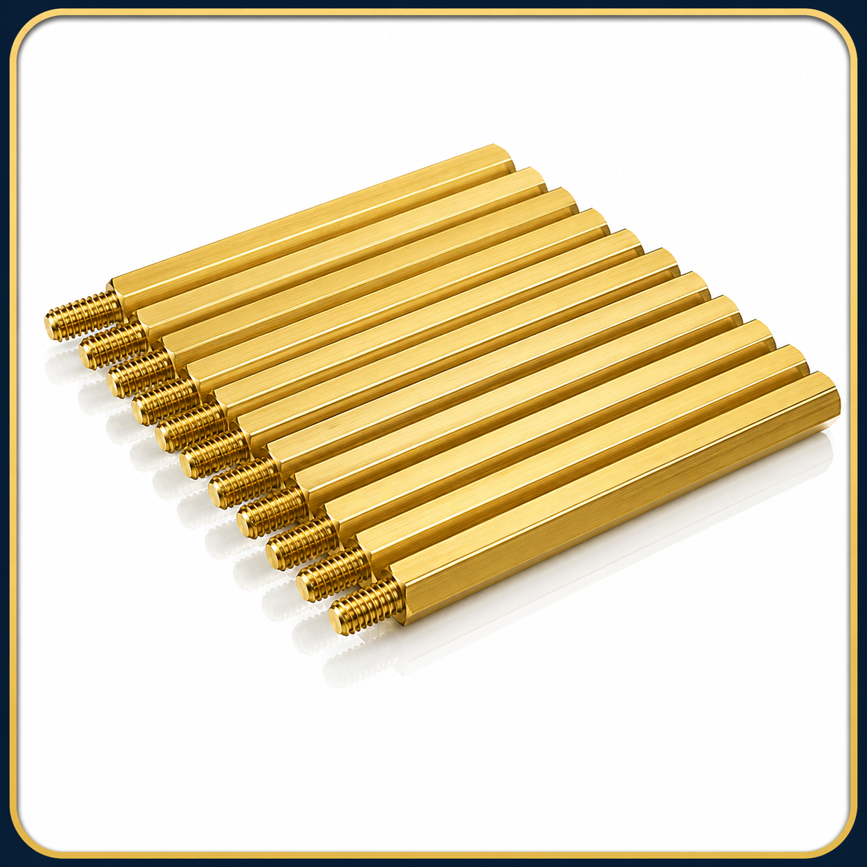 Brass Hexagonal Female Spacers - Satish Enterprise Brass Hexagonal Female Spacers