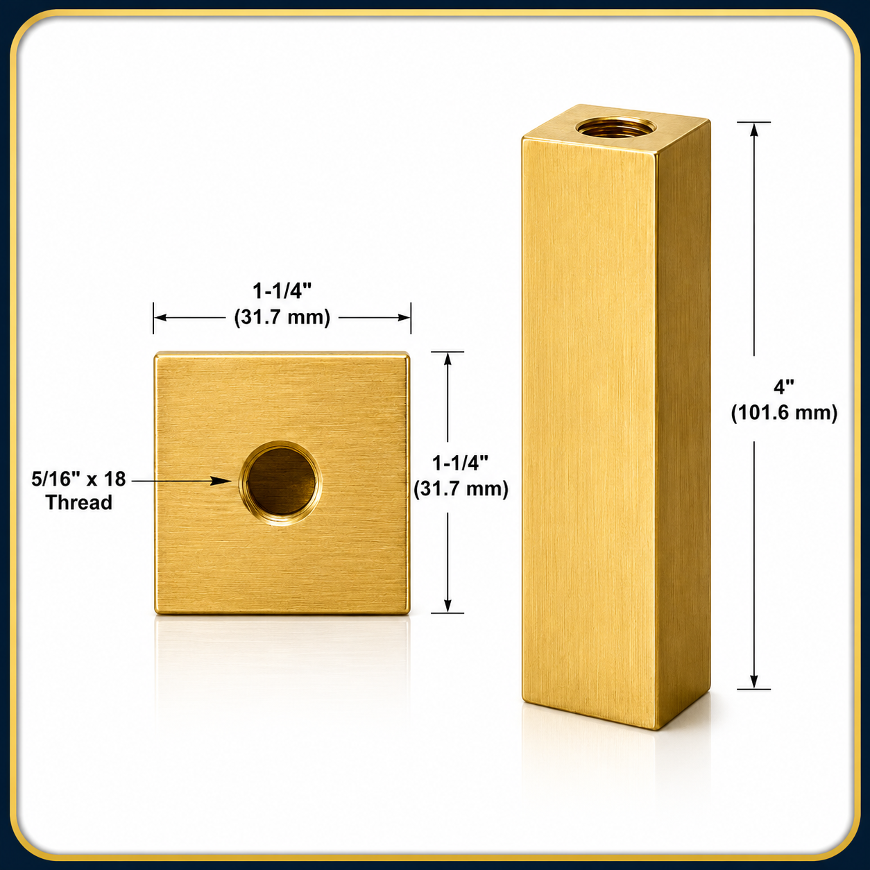 Brass Round Standoffs